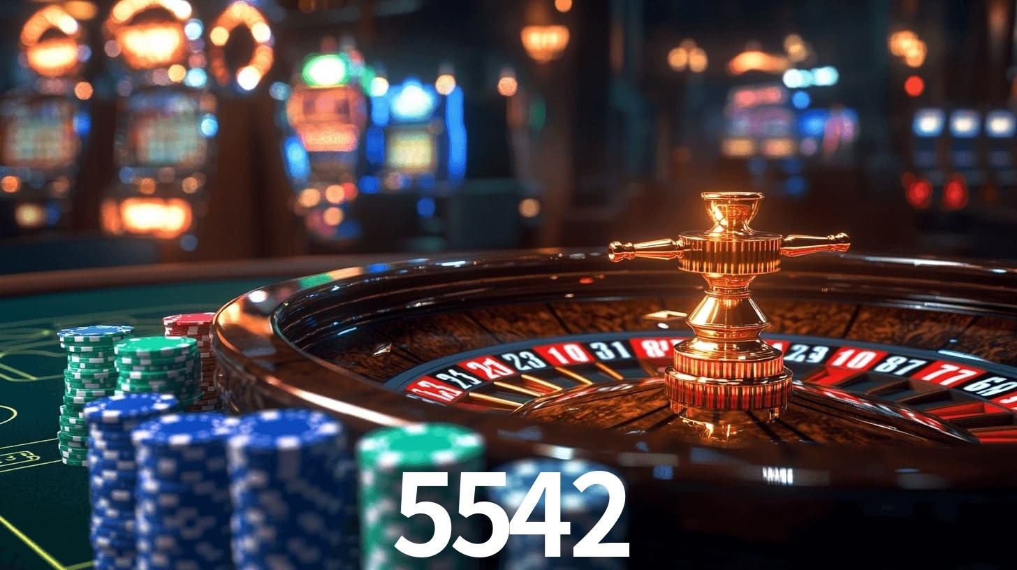 Sinta a adrenalina dos jogos de cassino com 5542